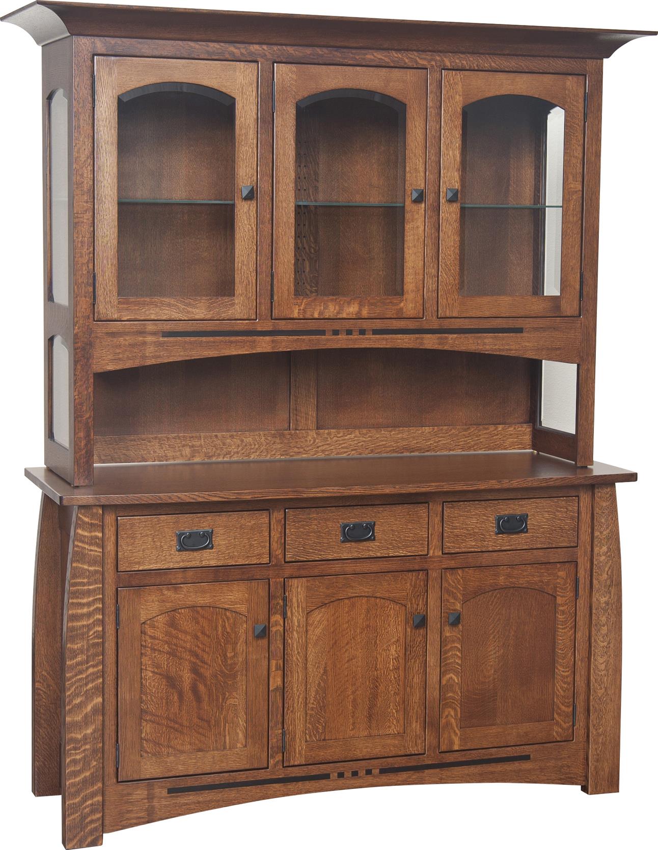 Hayworth 3 Door Buffet with Hutch Williams Kay China Cabinets